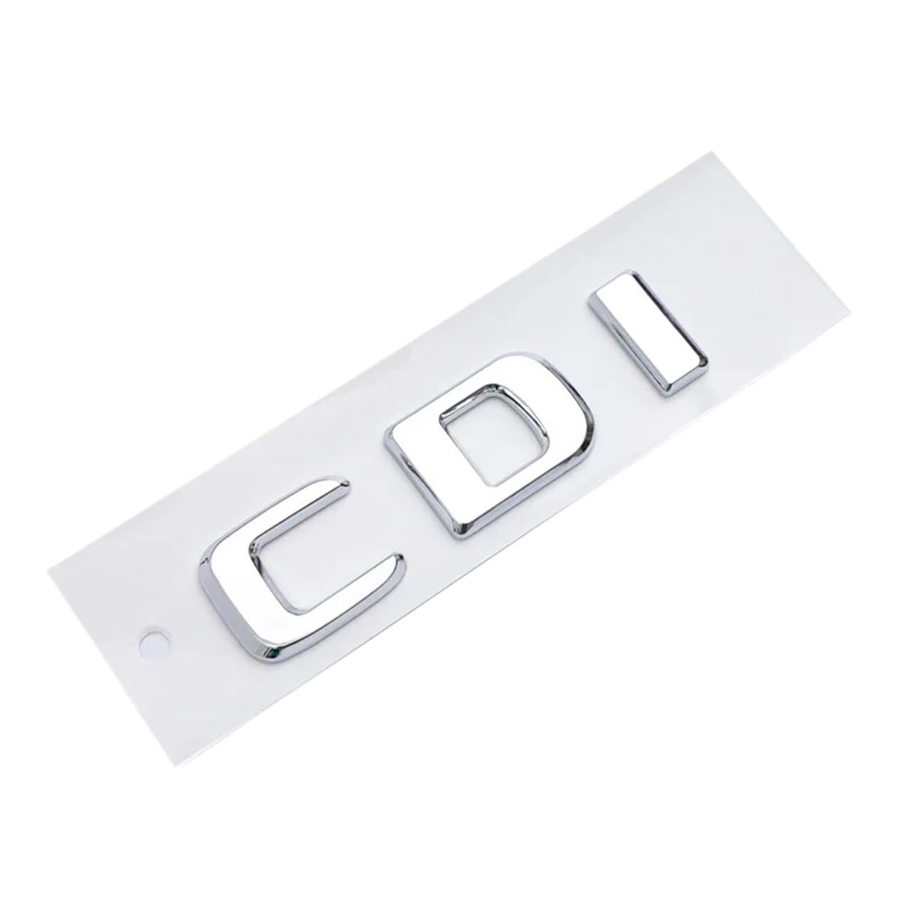 3D-ABS-Schwarzchrom-Buchstaben, kompatibel mit Kofferraum ABCE GLK CLS ML 320 220 250 280 CDI Logo-Emblem-Aufkleber-Zubehör(Silver-Flat) von NRUOS