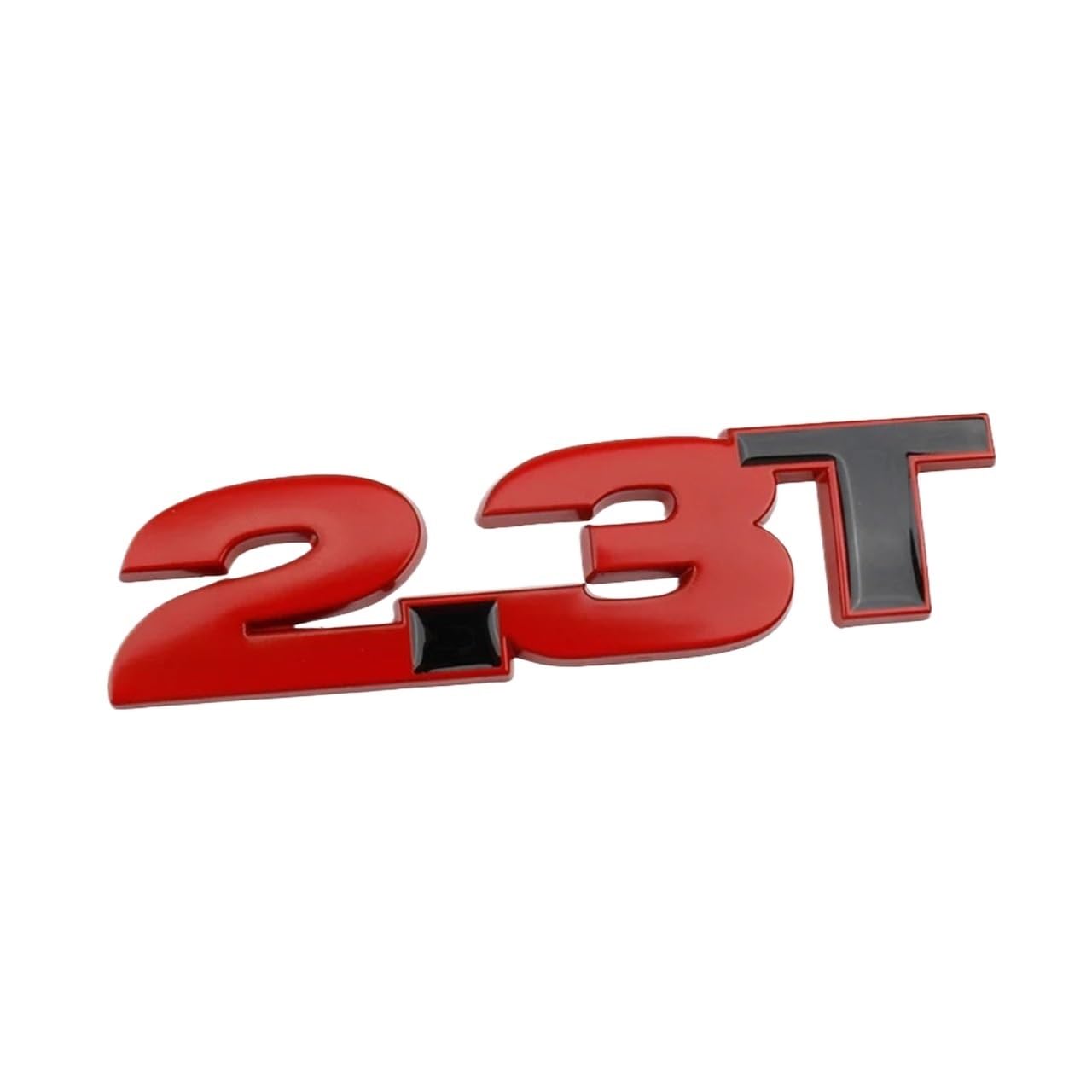 3D Metall 2.3T Auto Hubraum Aufkleber Aufkleber GT Shelby 2.3T Logo Auto Kofferraum Körper Abzeichen Emblem Styling Aufkleber(C) von NRUOS