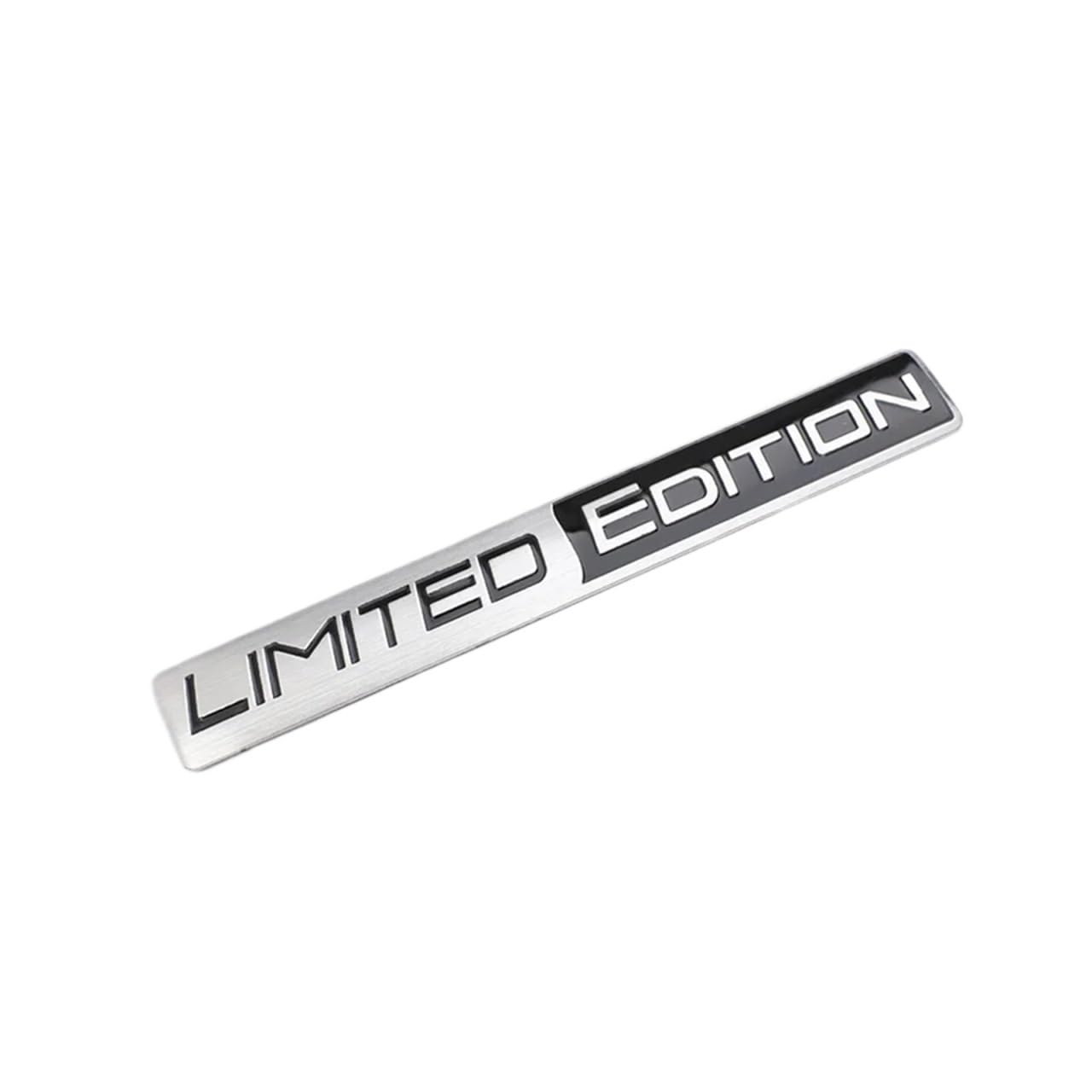 Aluminium Limited Edition Auto Kofferraum Aufkleber Aufkleber Abzeichen Emblem for Motorrad Aufkleber Auto Tuning Dekoration(Silver black) von NRUOS
