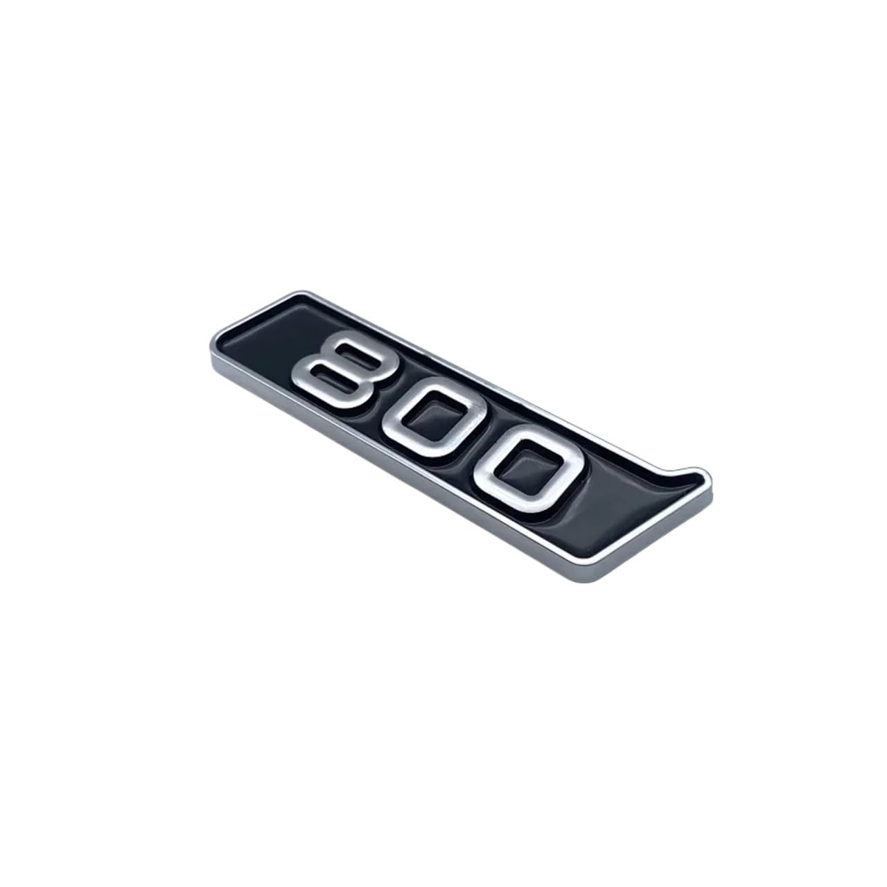 Auto-3D-ABS-Aufkleber 700 800 900, kompatibel mit G-Klasse W463 W205 G63 G65 G700 G800 G900, Auto-Emblem-Aufkleber(Black Silver 800) von NRUOS