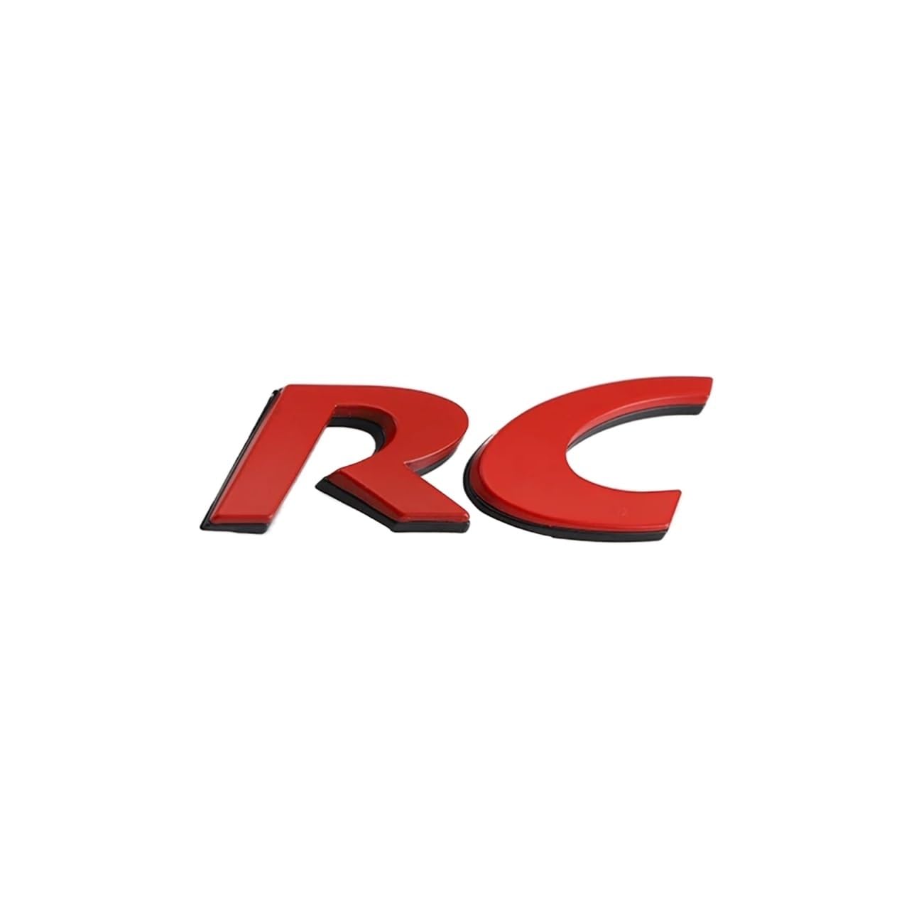 Autoaufkleber Styling RC Emblem Kofferraumaufkleber Hinten Kompatibel Mit RC Sport GT 106 205 206 207 208 301 306 307 308S 406 407 408 508 806(Red RC) von NRUOS