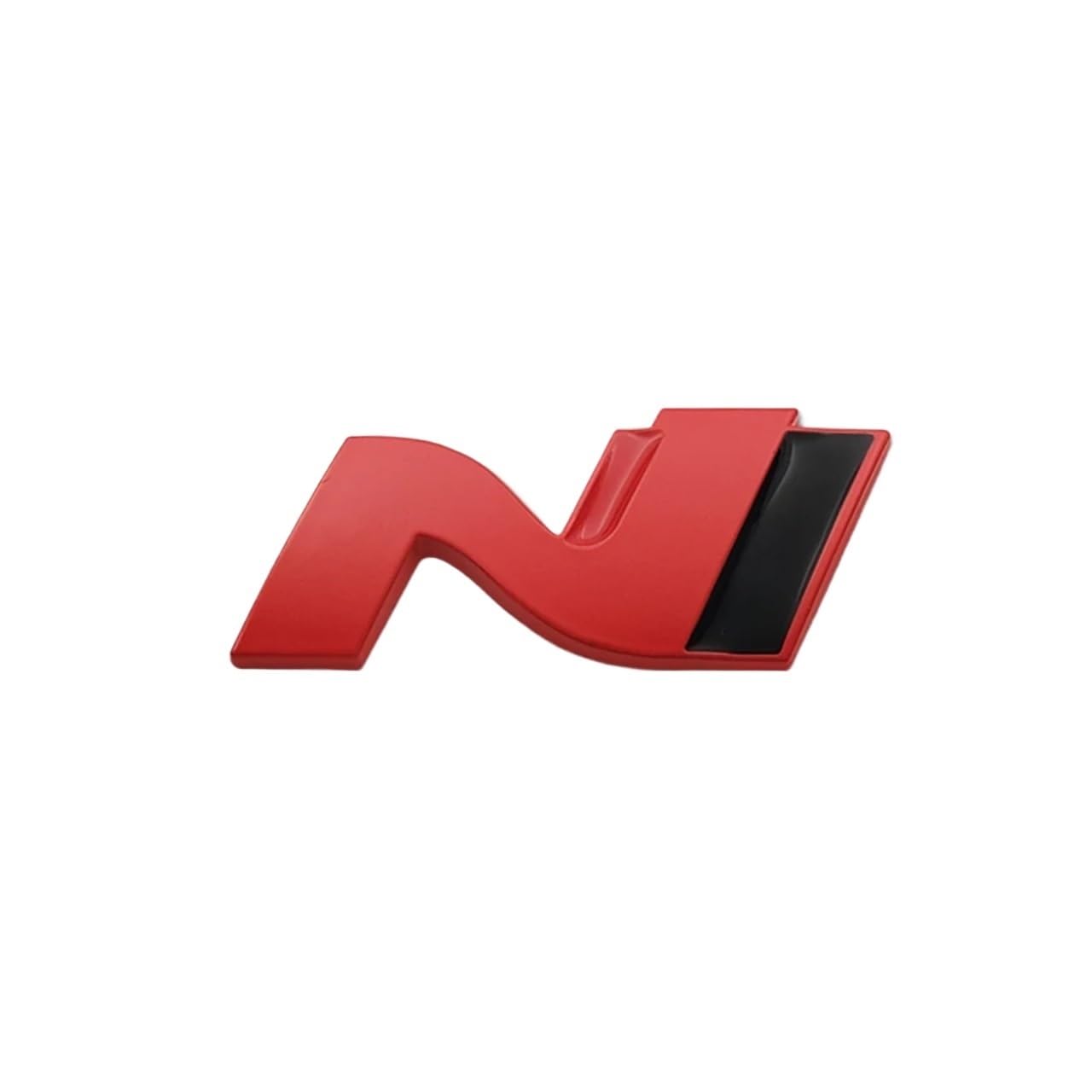 N Line Nline Abzeichen Emblem Aufkleber Frontgrill Kompatibel mit Sonata I30 2021 Elantra Veloster Kona Tucson N Line StylingCar Aufkleber(Red) von NRUOS