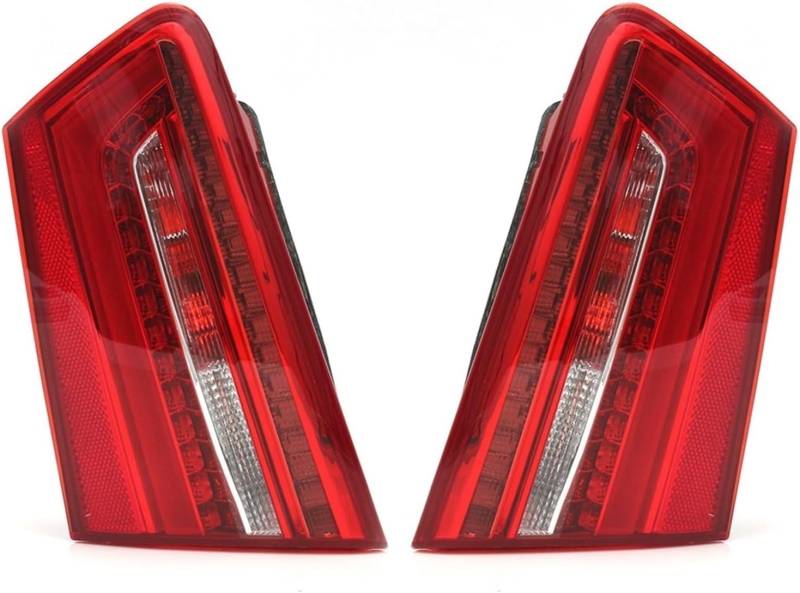 Auto Rücklicht-Komplettsets für-Audi A6 C7 2010 2011 2012–2016, Lichter Sets Sicherheit Licht Bremslicht Blinker Rücklicht Komponenten Ersatzteile,A/1pair von NSEMGG