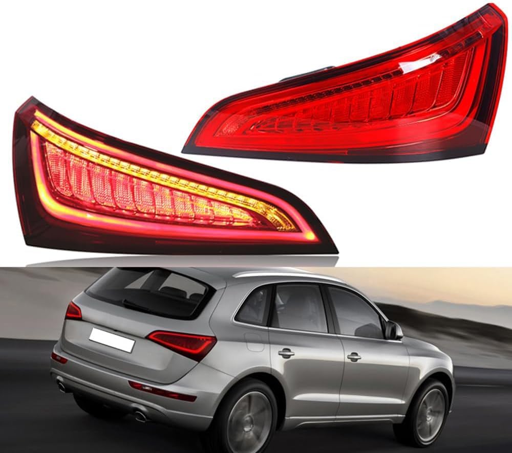 Auto Rücklicht-Komplettsets für-Audi Q5 2013 2014 2015 2016 2017, Lichter Sets Sicherheit Licht Bremslicht Blinker Rücklicht Komponenten Ersatzteile von NSEMGG