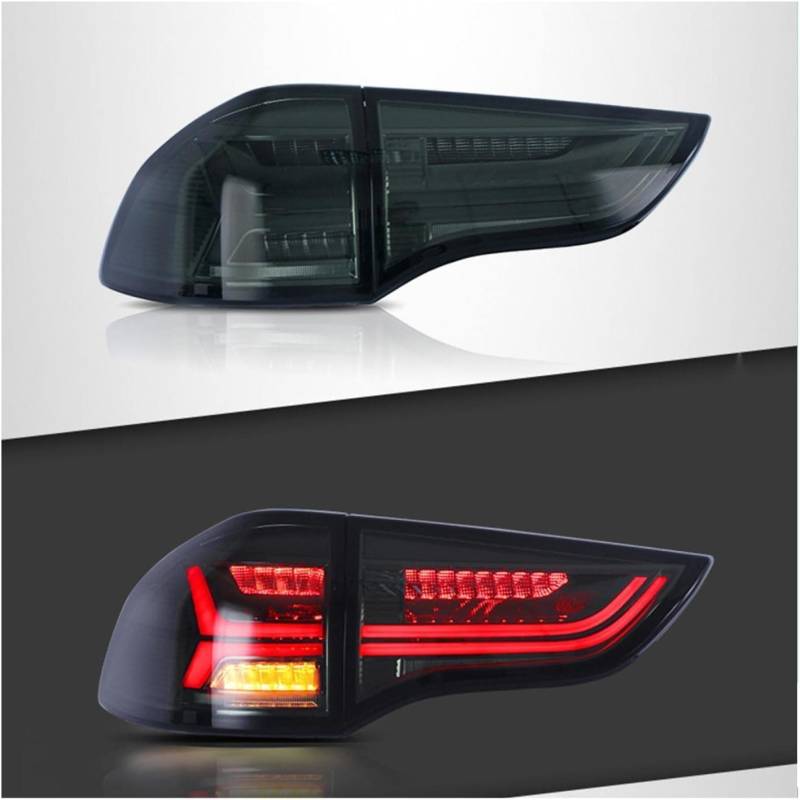 NSEMGG Auto Rücklicht-Komplettsets für-Hyundai Elantra 2011-2016, Lichter Sets Sicherheit Licht Bremslicht Blinker Rücklicht Komponenten Ersatzteile,Smoked von NSEMGG