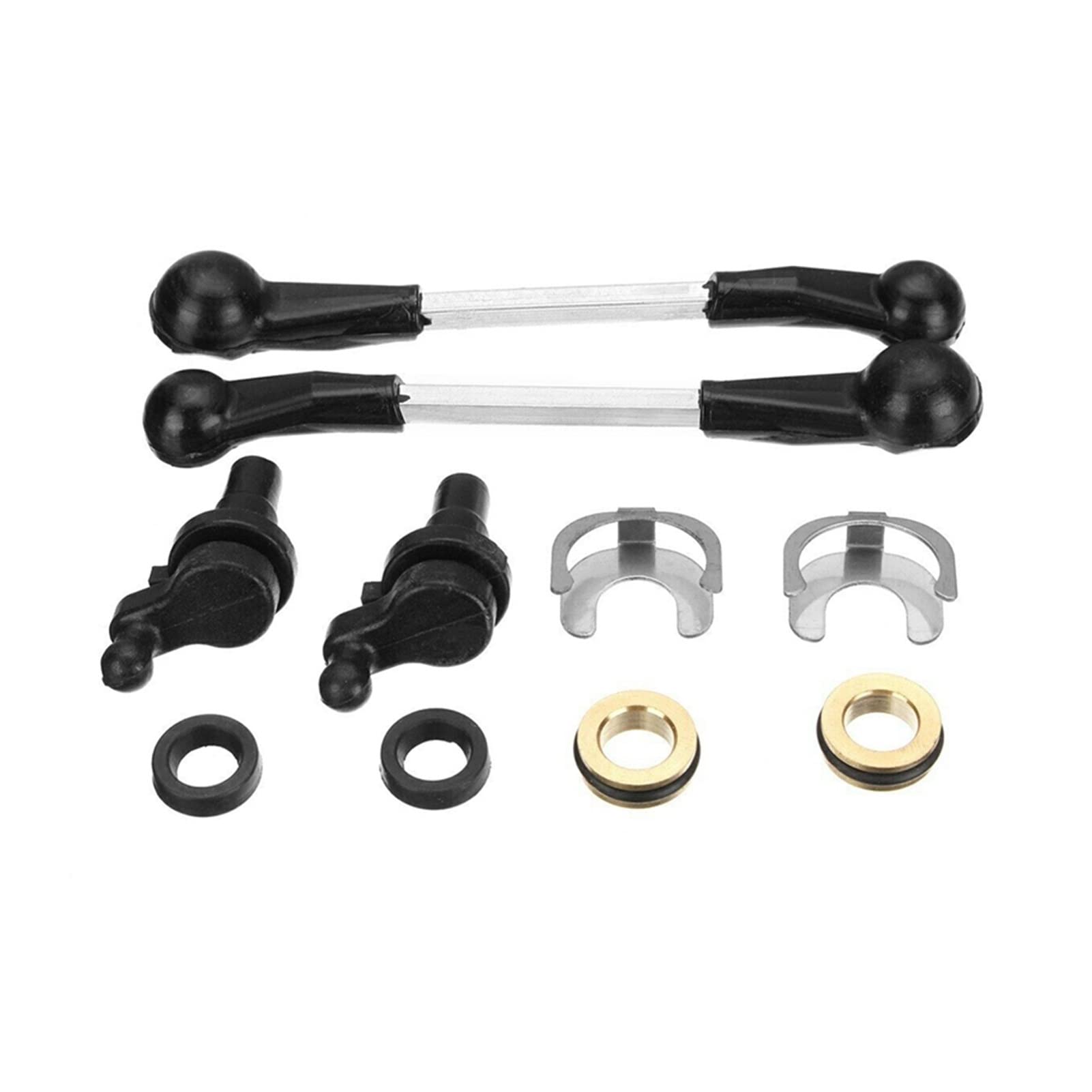 NSFSAYYDSW 10 STÜCKE 2.7 3.0 TDI Auto Lufteinlasskrümmer-Saugrohr Swirl-Klappen-Reparatur-Kit for Touareg 059198212 Ansaugkrümmer von NSFSAYYDSW