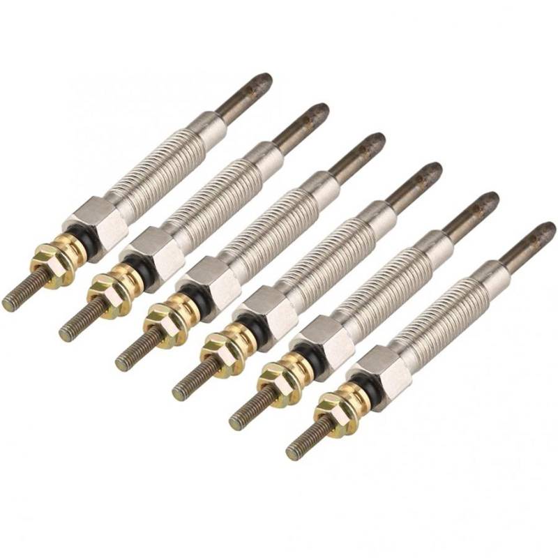 NSFSAYYDSW 6 teile/satz Metallauto Auto Diesel Heizung Glühkerzen Eisen Auto Diesel Spark + Stecker Zubehör Kompatibel for Nissan kompatibel for Patrouille (y60) 4.2 Heizungskomponenten von NSFSAYYDSW