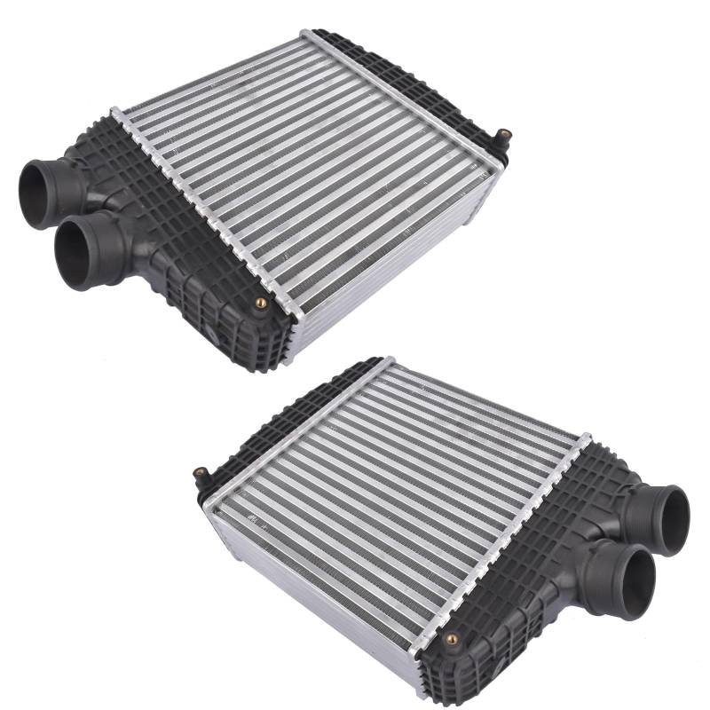 NSGMXT 2x Links & Rechts Ladeluftkühler Intercooler 670035635 Kompatibel mit Quattro-porte Le-vante Ghi-bli 670035636 von NSGMXT