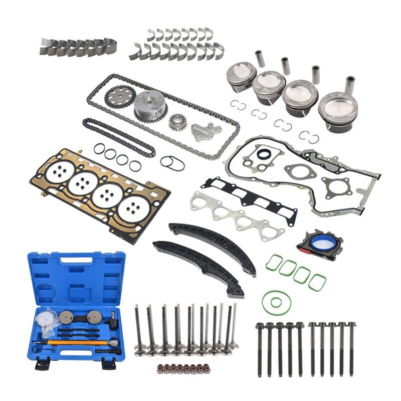 NSGMXT Steuerketten Werkzeu Reparatursatz Kompatibel mit G0lf Pasat E0s A1 A3 1.4 TSI CAX CAV CTH 03C109158S1 03C109469K von NSGMXT