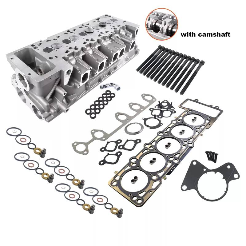 NSGMXT Zylinderkopf Komplett Kompatibel mit T0uareg Mu1t1van Transp0rter T5 Bus Kasten Pritsche 2.5 TDI BNZ BPC BPD BPE 070103063K 070103063S von NSGMXT