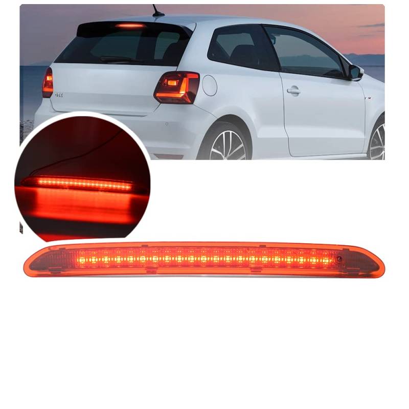 1x LED Dritte Bremsleuchte Rot Hinten 3. Bremsleuchte Dritte Bremsleuchte R¨¹cklicht Kompatibel mit V-W Golf VII Variant VI Plus V 6R 6C VI T-Iguan II mit Seat Tarraco golf 6 dritte bremsleuchte von NSLUMO