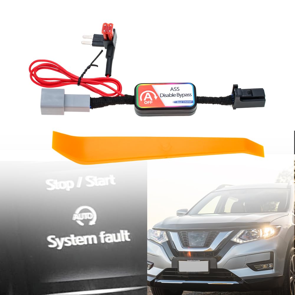 NSLUMO 1X Auto Start Stop Deaktivieren/Löschen/Deaktivieren/Eliminator für Nissan X-Trail, Frontier Automatisches Stopp-Start-Motorsystem-Abbruchgerätkabel von NSLUMO