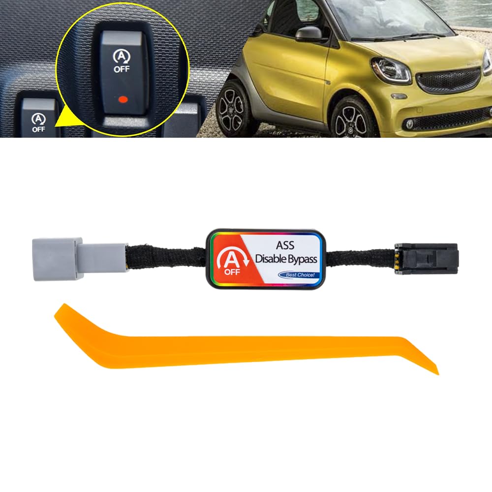 NSLUMO 1x Auto Start Stop Deaktivator/Deaktivieren/Löschen/Eliminator für 2014-2019 Smart 453 Fortwo C453 A453 & Forfour W453 – Stop Start Motor System Stornierungsgerät von NSLUMO