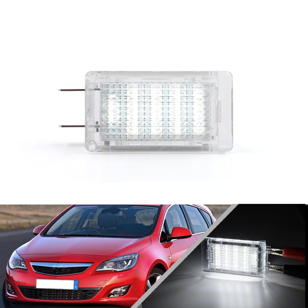 NSLUMO LED Kofferraumbeleuchtung für Opel Vectra B C Astra F G H Corsa B C Insignia A Zafira A 1x SMD LED Modul Kofferraum Lampe Courtesy Cargo Lampe Licht von NSLUMO