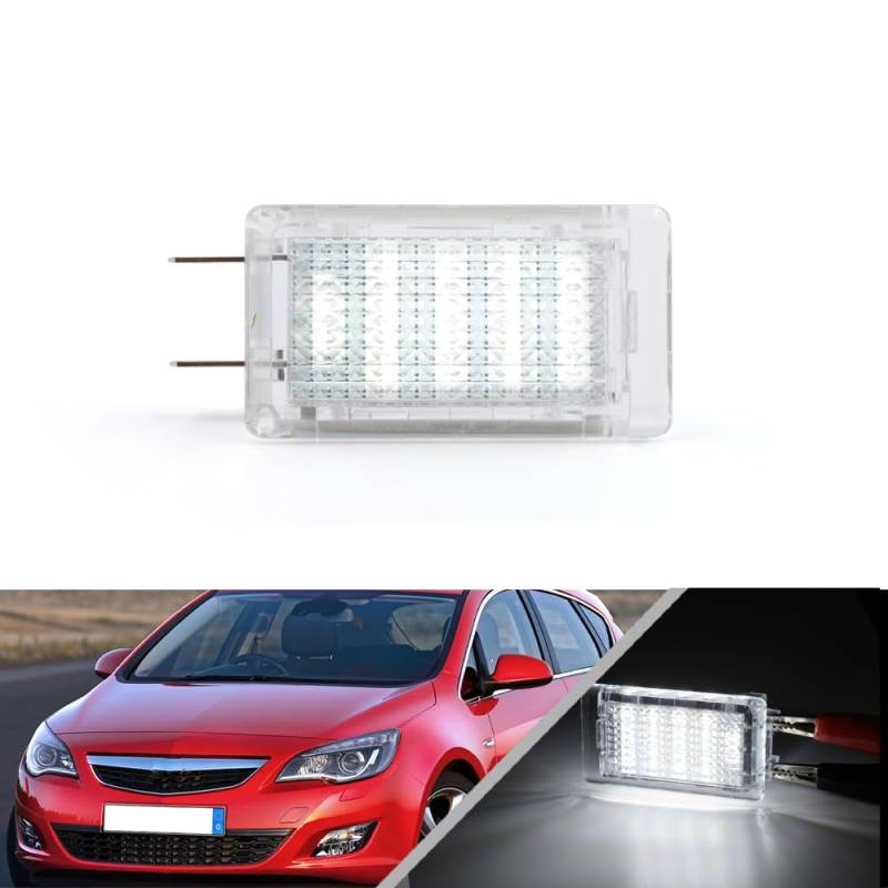 NSLUMO LED Kofferraumbeleuchtung für Op.el Vectra B C Astra F G H Corsa B C Insignia A Zafira A 1 x SMD LED Modul Gepäckraumlampe Courtesy Cargo Lamp Light von NSLUMO