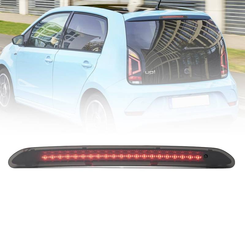 NSLUMO getönte Linse LED 3. Bremsleuchte für V.W up! e-up!, für Skod.a Fabia III Citigo Mii, hinten Mitte hoch montierte Bremsleuchte zusätzliche dritte Bremsleuchte 1 Stück von NSLUMO