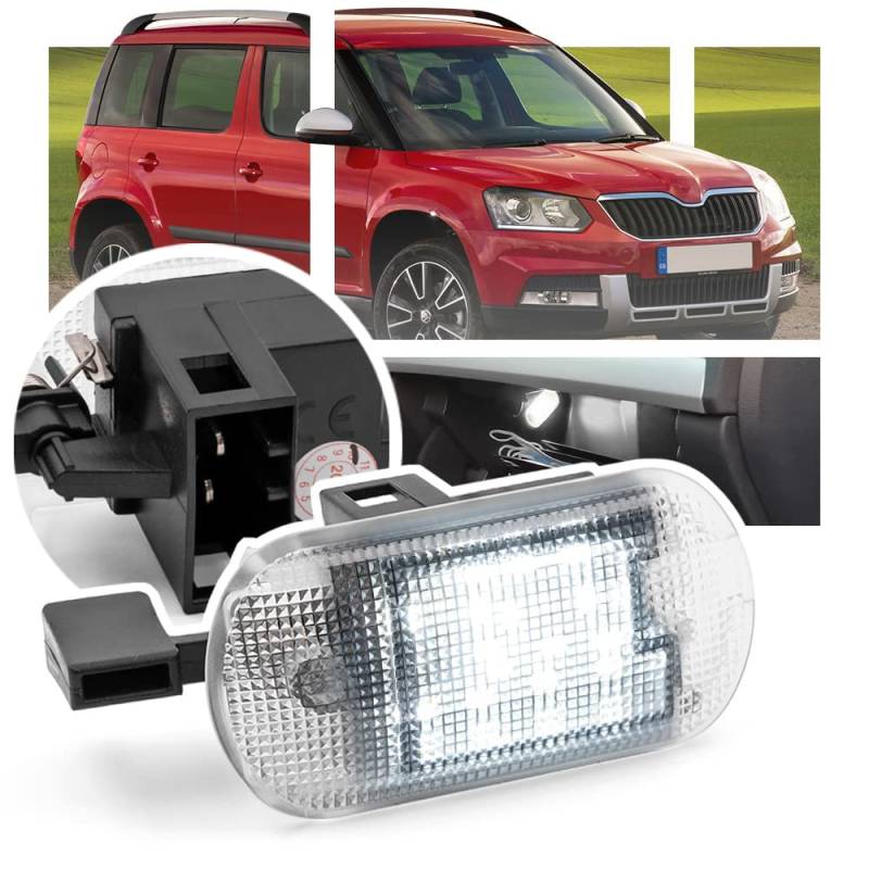 Nslumo LED Kofferraum Cargo Licht Modul für S.koda Superb Octavia Fabia Yeti von NSLUMO