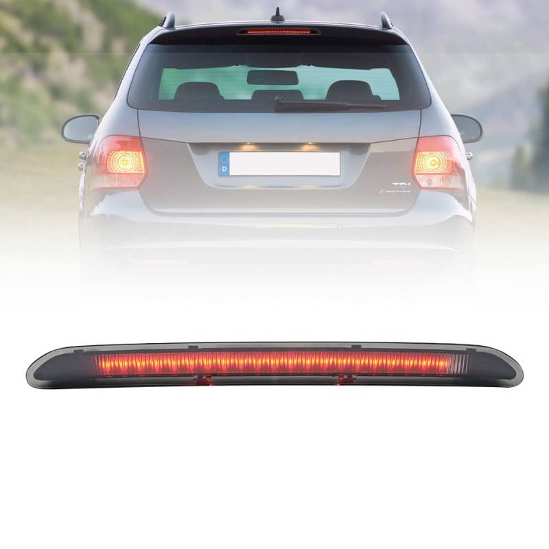 Rotes LED-Licht für dritte Bremsleuchte für Golf MK5 MK6 Schrägheck Variant Plus B6 B7,3. bremsleuchte golf LED hinten mittig hohe Halterung Stop CHMS Lampe von NSLUMO