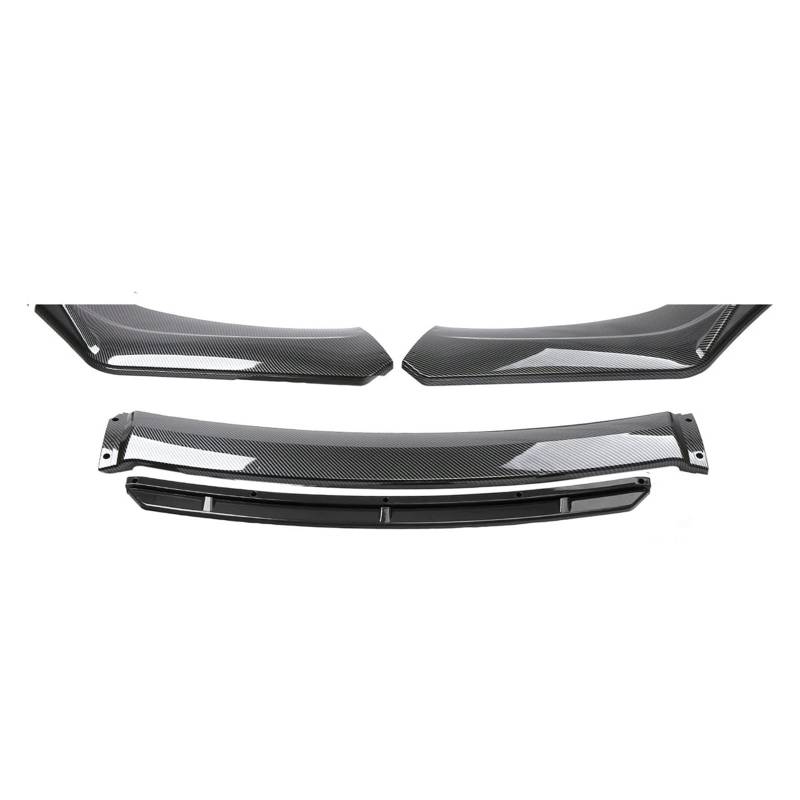 177 cm kompatibel mit VW Jetta MK6 MK7 Frontstoßstangenlippe Spoiler Splitter Karosserie-Kit mit 15 cm Strebenstange, universelles Autozubehör (B) von NTOLAMPIX