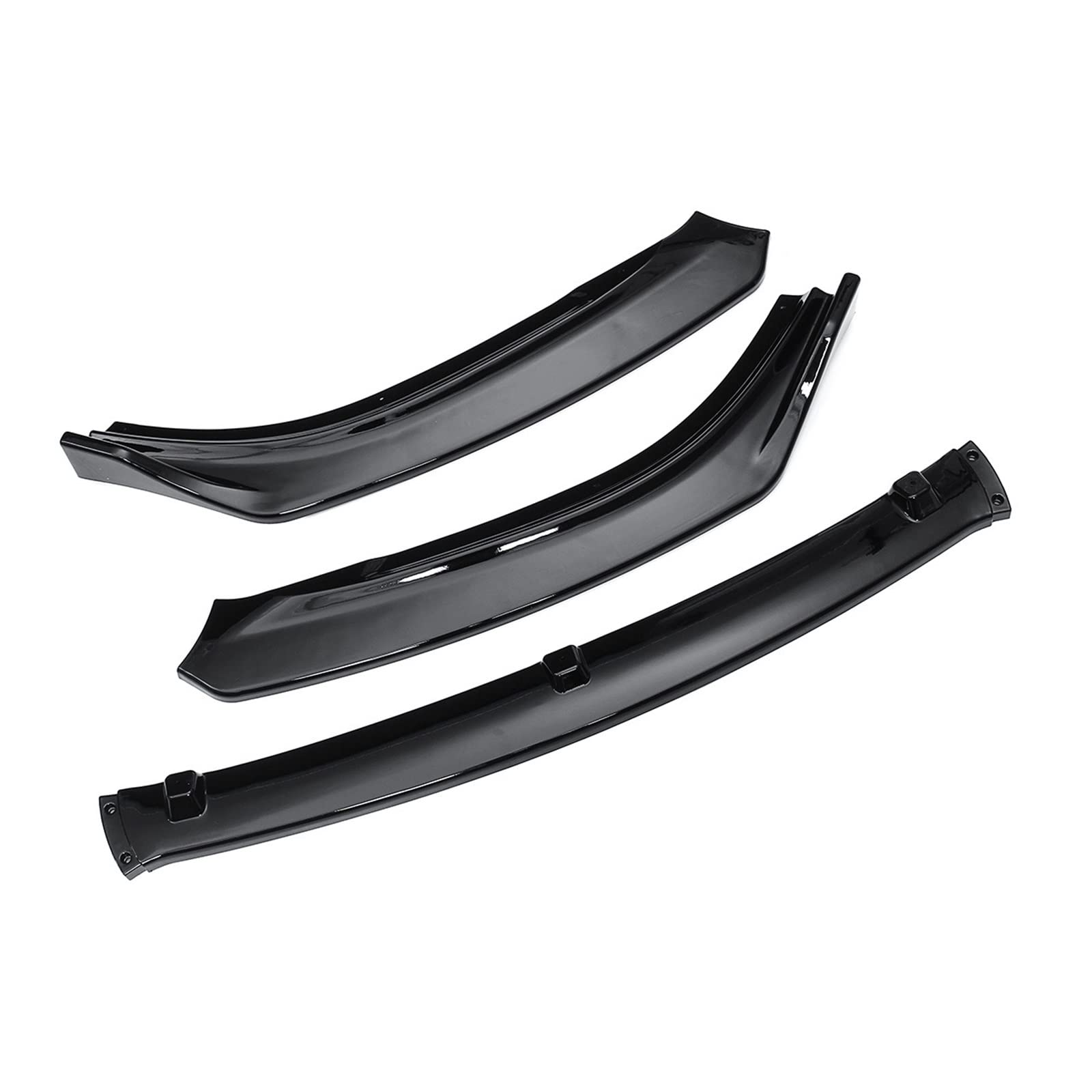 3PCS Compatible With Mazda 6 Atenza 2014-2018 Front Bumper Lip Spoiler Side Splitter Body Kit Protection Guards Cover Car Accessories(B) von NTOLAMPIX