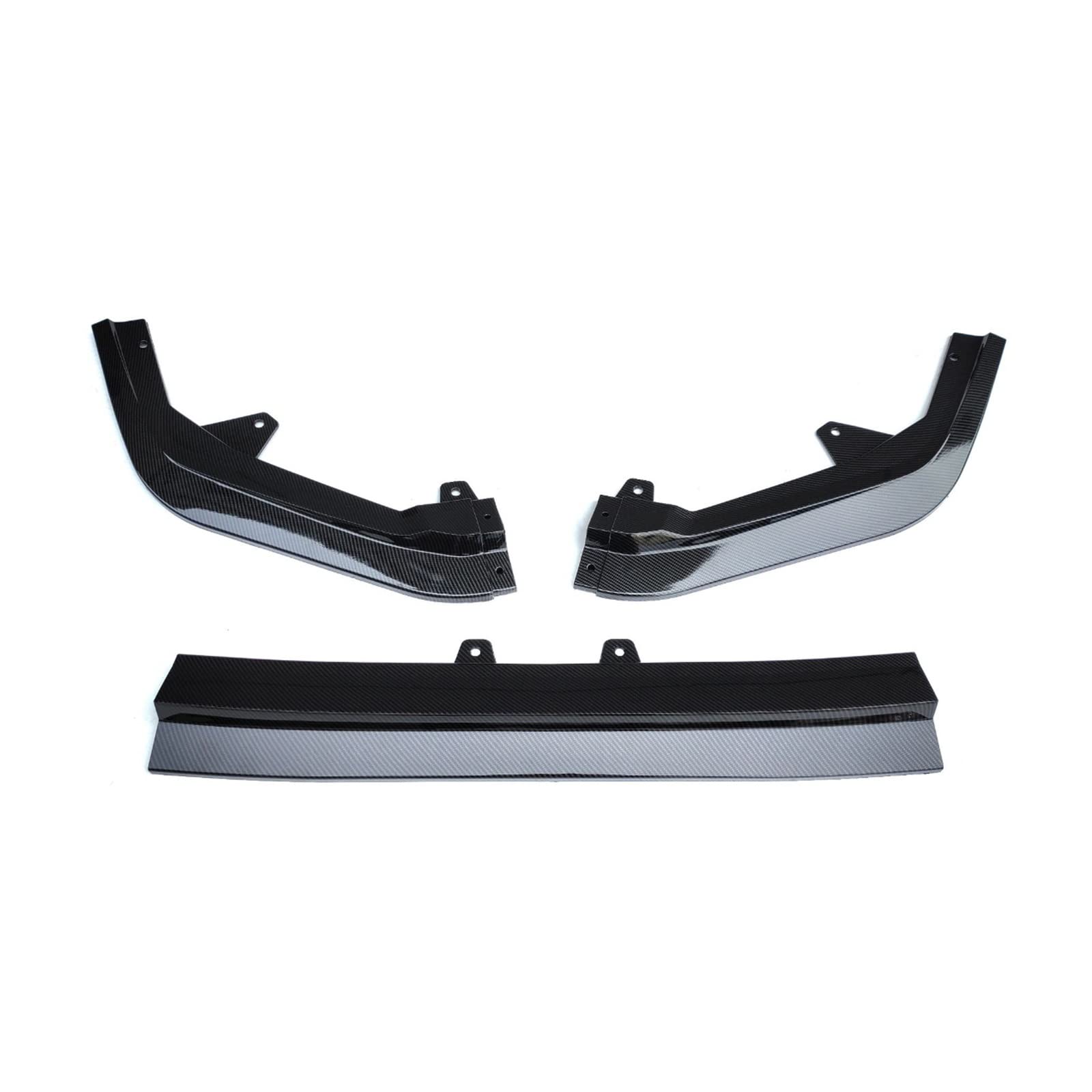 3PCS Frontstoßstange Lip Spoiler Seite Splitter Deflector Wachen Körper Kit Abdeckung Kompatibel mit Civic 2022 2023 11. Gen auto Zubehör(B) von NTOLAMPIX