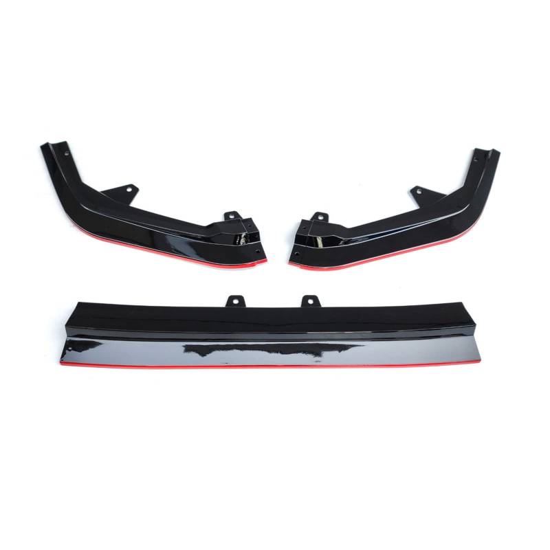 3PCS Frontstoßstange Lip Spoiler Seite Splitter Deflector Wachen Körper Kit Abdeckung Kompatibel mit Civic 2022 2023 11th Gen auto Zubehör(C) von NTOLAMPIX