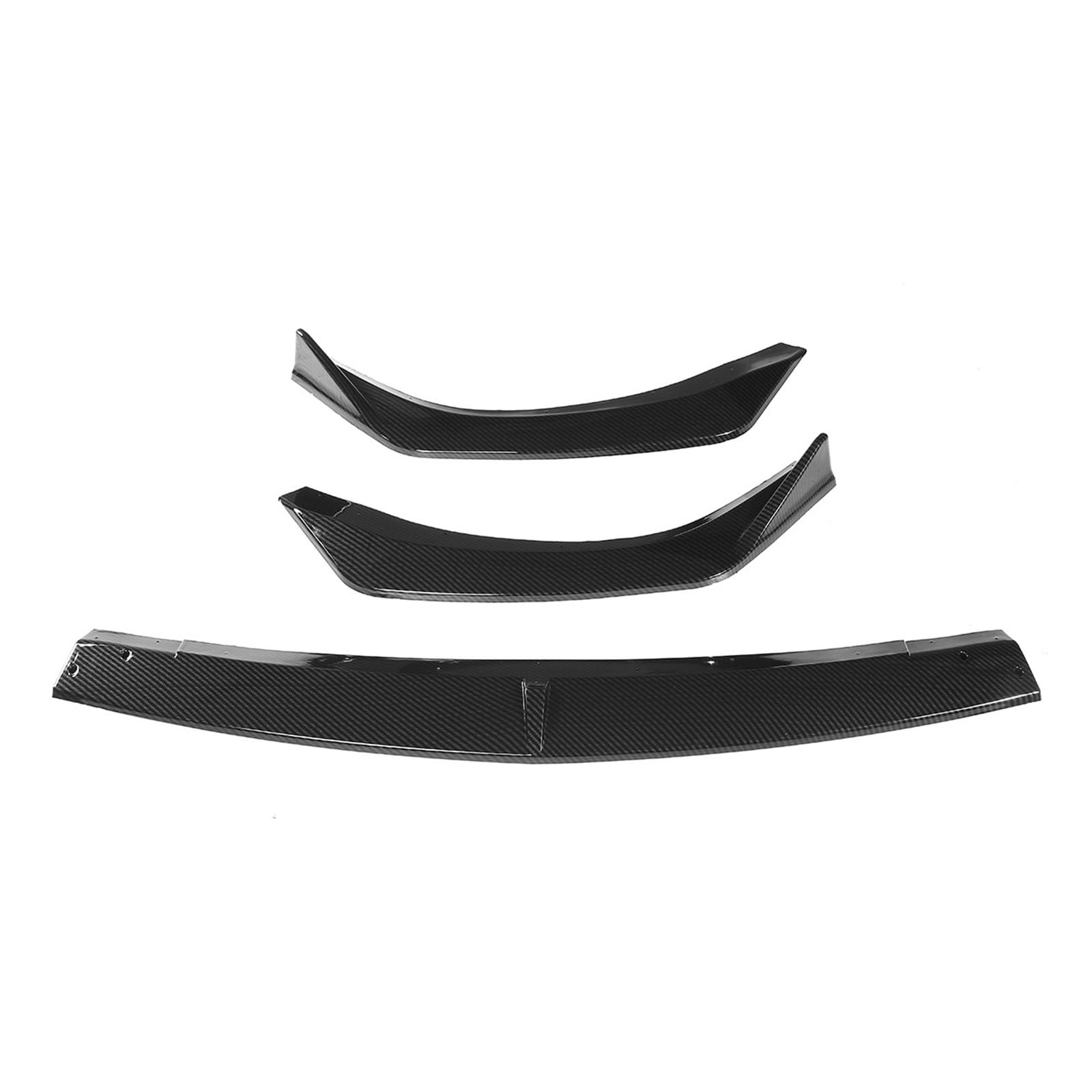 3PCS Kompatibel mit Mazda 3 Axela Sedan 2019-2021 Frontstoßstange Lip Spoiler Seite Splitter Guard Abdeckung Deflektor Body Kit Auto Zubehör(B) von NTOLAMPIX