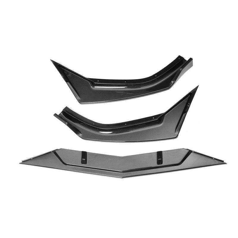 Front Bumper Lip Spoiler Compatible With Civic 2016-2020 10th Gen Side Splitters Diffuser Body Kit Guards Protection Car Accessories(B) von NTOLAMPIX