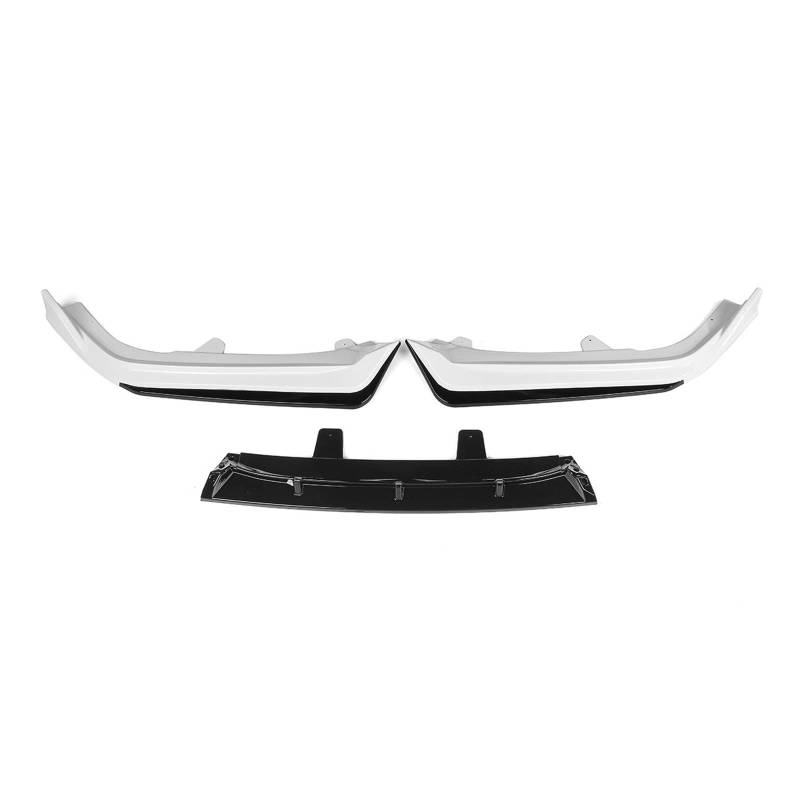 Frontstoßstange Lip Spoiler Splitter Diffusor Schutz Deflektor Guard Body Kit kompatibel mit Accord 10.5th 2021-2022 Autozubehör (Black White) von NTOLAMPIX