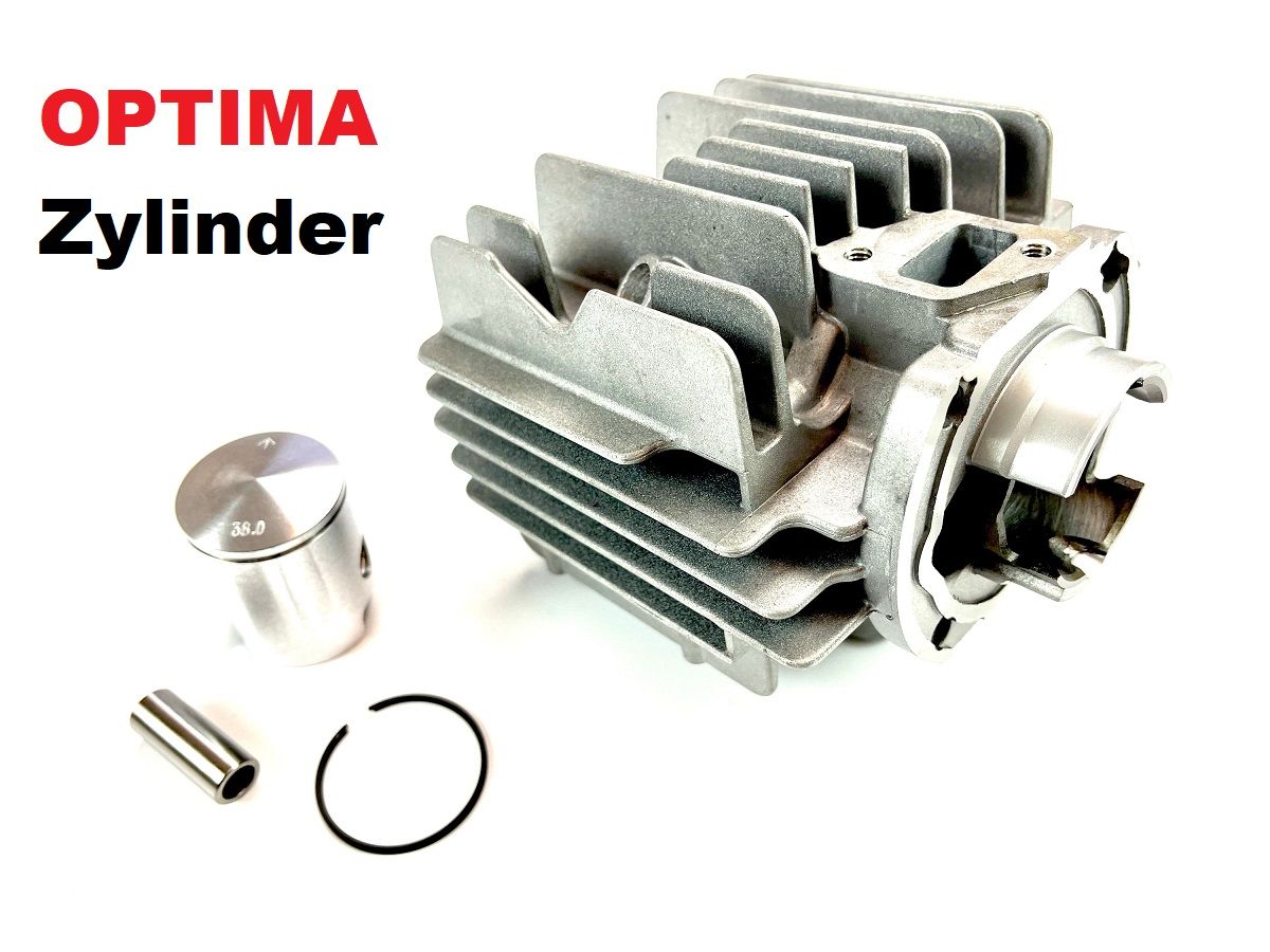 Hercules Optima Zylinder SET 50ccm für Sachs 504 505 Prima 2 3 4 5 Mofa Moped von NTS