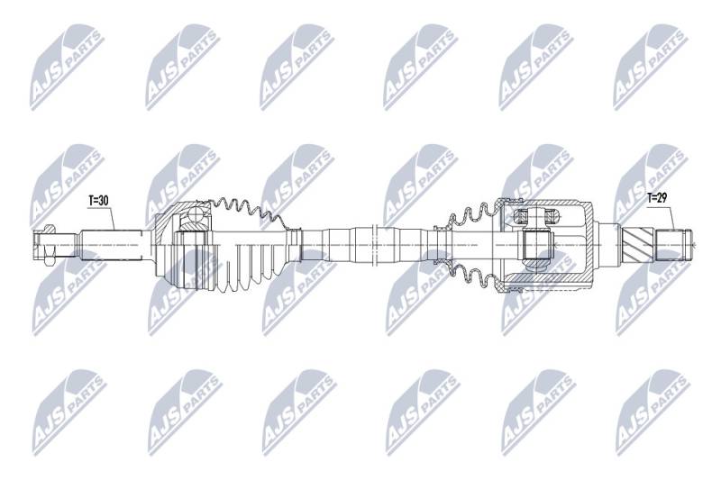 Antriebswelle Hinterachse NTY NPW-CH-078 von NTY