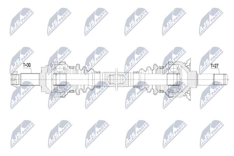 Antriebswelle Hinterachse rechts NTY NPW-BM-099 von NTY