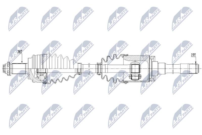 Antriebswelle Vorderachse rechts NTY NPW-BM-152 von NTY