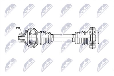 Nty Antriebswelle [Hersteller-Nr. NPW-AU-081] für Audi von NTY