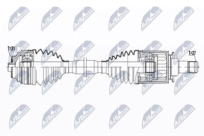 Nty Antriebswelle [Hersteller-Nr. NPW-BM-181] für BMW von NTY