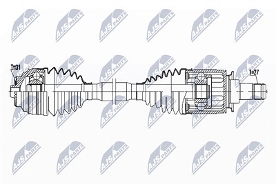 Nty Antriebswelle [Hersteller-Nr. NPW-BM-182] für BMW von NTY