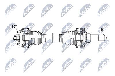 Nty Antriebswelle [Hersteller-Nr. NPW-BM-228] für BMW von NTY