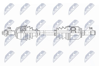 Nty Antriebswelle [Hersteller-Nr. NPW-FT-047] für Fiat von NTY