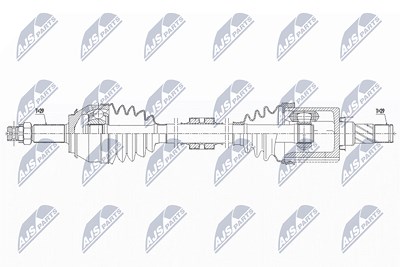 Nty Antriebswelle [Hersteller-Nr. NPW-NS-150] für Nissan, Renault von NTY