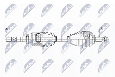 Nty Antriebswelle [Hersteller-Nr. NPW-RE-155] für Renault von NTY