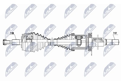 Nty Antriebswelle [Hersteller-Nr. NPW-VW-131] für VW von NTY