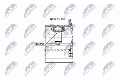 Nty Gelenksatz, Antriebswelle [Hersteller-Nr. NPW-AU-004] für Audi von NTY