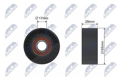 Nty Spannrolle, Keilrippenriemen [Hersteller-Nr. RNK-AR-000] für Alfa Romeo, Fiat, Lancia von NTY