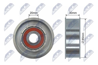 Nty Spannrolle, Keilrippenriemen [Hersteller-Nr. RNK-CH-027] für Chrysler, Jeep von NTY