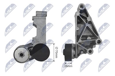 Nty Spannrolle, Keilrippenriemen [Hersteller-Nr. RNK-FR-033] für Ford, Saab von NTY