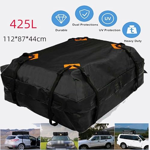 Auto Dachbox für N-issan Ariya, Dachgepäckträger-Tasche Auto Faltbare Dachtasche Gepäckbox Tasche Aufbewahrungsbox,420 Waterproof Oxford Cloth von NTYYERA