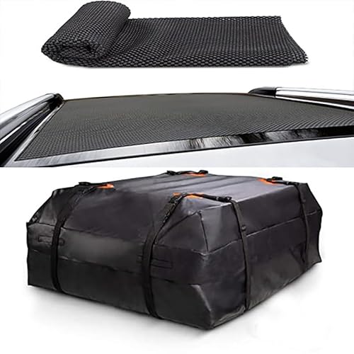 Auto Dachbox für Opel Karl, Karl Rocks, Dachgepäckträger-Tasche Auto Faltbare Dachtasche Gepäckbox Tasche Aufbewahrungsbox,600 Waterproof Oxford Cloth von NTYYERA