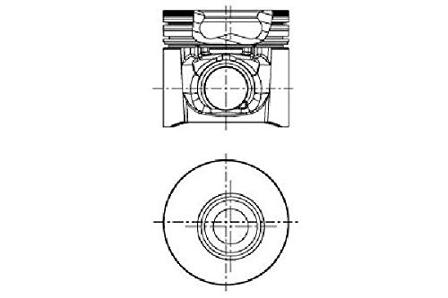 NÜRAL 87-122208-00 Kolben von NÜRAL