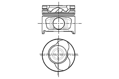 NÜRAL 87-123400-10 Kolben von NÜRAL