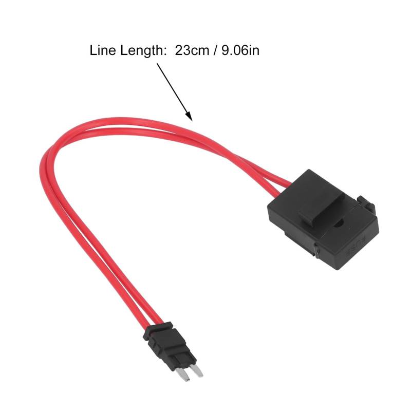 Autohalter Mini Drahtverlängerungsstecker 20A 16AWG Heavy Duty ATM für Fahrzeug mit 5 Panels (ACK S 10.9 mm) von NUMNBE